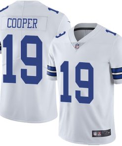 Men's Cowboys #Dallas Cowboys #19 Amari Cooper White Vapor Untouchable Limited Stitched NFL Jersey
