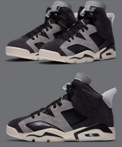 Men's Running Weapon Air Jordan 6 WMNS SMOKE GREY Shoes 00651