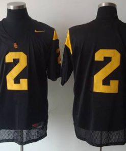 Trojans #2 Taylor Mays Black Stitched NCAA Jersey