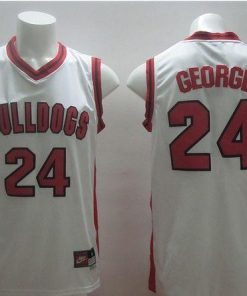 Bulldogs #24 Paul George White Basketball Stitched NCAA Jersey