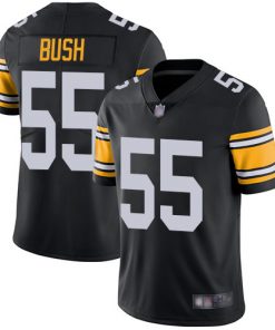 Men's Pittsburgh Steelers #55 Devin Bush Black Vapor Untouchable Limited Stitched NFL Jersey