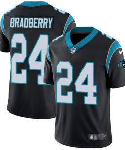 Men's Carolina Panthers #24 James Bradberry Black Vapor Untouchable Limited Stitched NFL Jersey