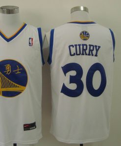 Men's Nike Golden State Warriors #30 Stephen Curry Chinese White Authentic Stitched NBA Jersey