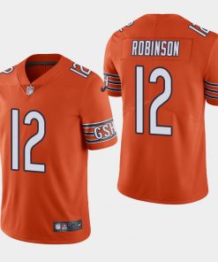Men's Chicago Bears#12 Allen Robinson Orange Vapor Untouchable Limited Stitched NFL Jersey