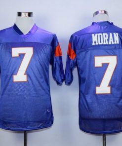 Blue Mountain State #7 Alex Moran Blue Stitched Football Jersey