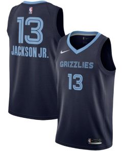 Men's Memphis Grizzlies Navy #13 Jaren Jackson Jr. Icon Edition Stitched NBA Jersey
