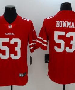Men's San Francisco 49ers #53 NaVorro Bowman Nike Scarlet Vapor Untouchable Limited Stitched NFL Jersey