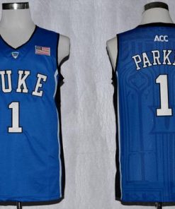 Blue Devils #1 Jabari Parker Blue Basketball Stitched NCAA Jersey