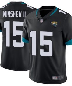 Men's Jacksonville Jaguars #15 Gardner Minshew II Black Vapor Untouchable Limited Stitched NFL Jersey