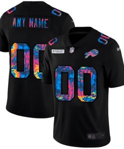 Men's Buffalo Bills ACTIVE PLAYER Custom 2020 Black Crucial Catch Limited Stitched NFL Jersey