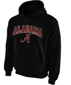 Alabama Crimson Tide Midsize Arch Pullover Hoodie Black
