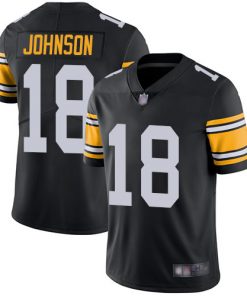 Men's Pittsburgh Steelers #18 Diontae Johnson Black 2019 Vapor Untouchable Limited Stitched NFL Jersey