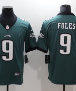 Men's Philadelphia Eagles #9 Nick Foles Green Vapor Untouchable Limited Stitched NFL Jersey