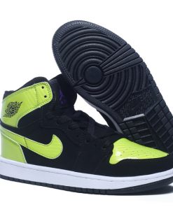 Running weapon Wholesale China Air Jordan 1 Black/White/Green