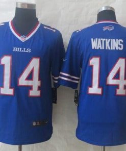 Nike Bills #14 Sammy Watkins Royal Blue Team Color Men's Stitched NFL New Limited Jersey