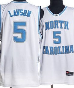 North Carolina #5 Ty Lawson White Stitched NCAA Jersey