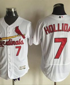 Cardinals #7 Matt Holliday White Flexbase Authentic Collection Stitched MLB Jersey