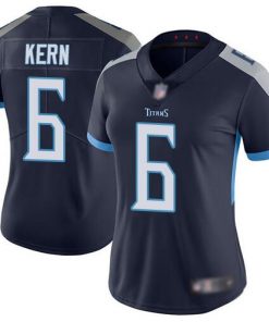 Women's Tennessee Titans #6 Brett Kern Navy Vapor Untouchable Limited Stitched NFL Jersey(Run Small)