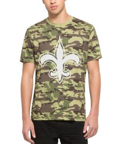 Men's New Orleans Saints '47 Camo Alpha T-Shirt