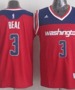 Revolution 30 Wizards #3 Bradley Beal Red Stitched NBA Jersey