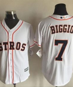 Astros #7 Craig Biggio White New Cool Base Stitched MLB Jersey