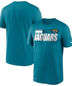 Men's Jacksonville Jaguars 2020 Teal Sideline Impact Legend Performance NFL T-Shirt