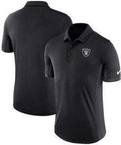 Men's Oakland Raiders Nike Black Evergreen Polo