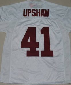 Crimson Tide #41 Courtney Upshaw White Stitched NCAA Jersey