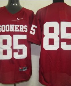 Sooners #85 Red Stitched NCAA Jersey