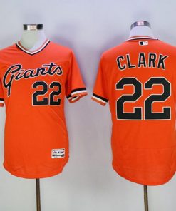 Giants #22 Will Clark Orange Flexbase Authentic Collection Cooperstown Stitched MLB jerseys
