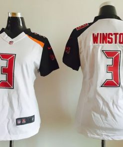 Nike Buccaneers #3 Jameis Winston White Women's Stitched NFL New Elite Jersey
