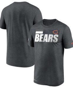 Men's Chicago Bears 2020 Grey Sideline Impact Legend Performance NFL T-Shirt