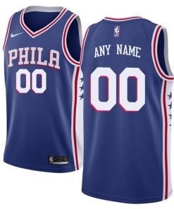 Men's Philadelphia 76ers Customized Stitched NBA Jersey