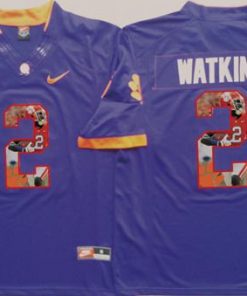 Tigers #2 Sammy Watkins Purple Player Fashion Stitched NCAA Jersey
