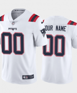 Men's New England Patriots New White ACTIVE PLAYER Vapor Untouchable Limited Stitched Jersey