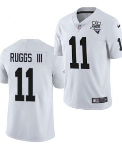 Men's Oakland Raiders White #11 Henry Ruggs III 2020 Inaugural Season Vapor Limited Stitched NFL Jersey