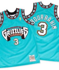 Grizzlies #3 Shareef Abdur-Rahim Green Hardwood Classics Throwback Stitched NBA Jersey