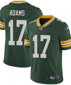 Men's Green Bay Packers #17 Davante Adams Green 2019 100th Season Vapor Untouchable Limited Stitched NFL Jersey