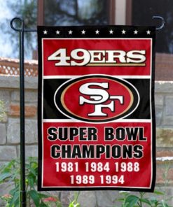 San Franccisco 49ers Double-Sided Garden Flag 002 (Pls Check Description For Details)