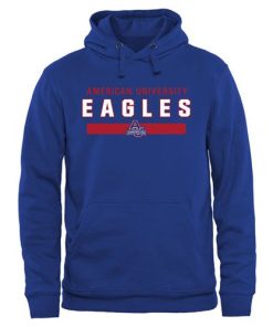 American Eagles Team Strong Pullover Hoodie Royal Blue