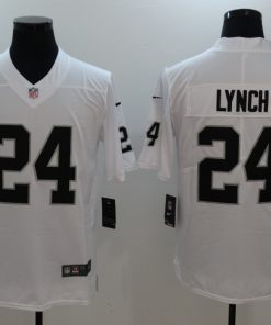 Men¡¯s Oakland Raiders #24 Marshawn Lynch White Vapor Untouchable Limited Stitched NFL Jersey
