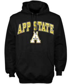 Appalachian State Mountaineers Arch Over Logo Hoodie Black