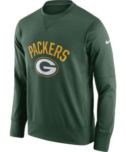 Men's Green Bay Packers Green Sideline Circuit Performance Sweatshirt