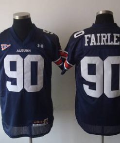 Tigers #90 Fairley Blue Stitched NCAA Jersey