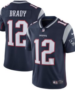 Youth New England Patriots #12 Tom Brady Nike Navy Vapor Untouchable Limited Stitched NFL Jersey