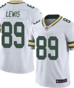 Men's Green Bay Packers #89 Marcedes Lewis White Vapor Untouchable Limited Stitched NFL Jersey
