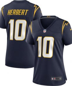 Women's Los Angeles Chargers #10 Justin Herbert navy 2020 Stitched NFL Jersey