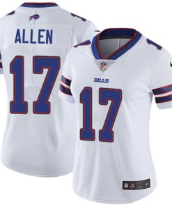 Women's Bills #17 Josh Allen White Vapor Untouchable Limited Stitched NFL Jersey