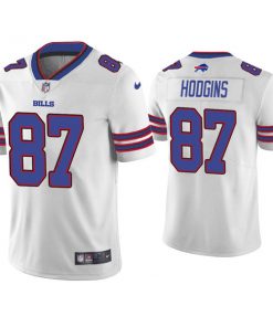 Men's Buffalo Bills #87 Isaiah Hodgins White Vapor Untouchable Limited Stitched Jersey