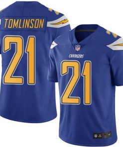 Nike Chargers #21 LaDainian Tomlinson Electric Blue Men's Stitched NFL Limited Rush Jersey